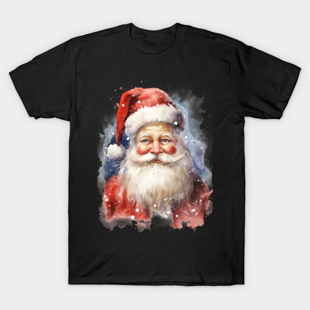 Retro Santa Claus T-Shirt by AnnaMDesigne